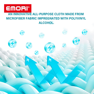 Chiffon de nettoyage en microfibre PVA à absorption forte, sans peluches, à base de molécules d'eau, pour verre et cuisine – Offre Spéciale Éco-responsable - Product Image 4