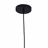 Luzete Lámpara Colgante de Techo de Bambú Ecológica de 120 CM con Superficie de Acero, Diseño Moderno y Elegante, Control por Interruptor, Para el Hogar
