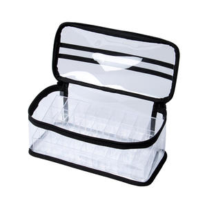 Bolsa de Cosméticos de PVC Personalizada, Bolsa de Maquillaje Transparente, Bolsa de Esmalte de <span class=keywords><strong>Uñas</strong></span> <span class=keywords><strong>para</strong></span> Uso Diario - Product Image 3