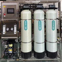Station d'eau solaire extérieure 500L/H Système de dessalement RO Filtration de l'eau salée et de l'eau saumâtre