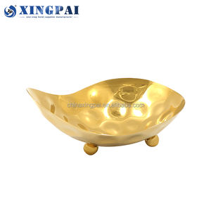 XINGPAI restauration fournitures en acier inoxydable martelé gâteau support assiette/mariage <span class=keywords><strong>plateau</strong></span> <span class=keywords><strong>de</strong></span> service assiette <span class=keywords><strong>de</strong></span> fruits pour buffet - Product Image 6