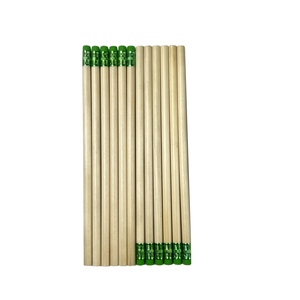 ดินสอไม้กลม FSC พร้อมยางลบสีเขียว ปลายแหลม ขายแยกชิ้น รับทำโลโก้และบรรจุภัณฑ์ตามสั่ง <span class=keywords><strong>โรงงาน</strong></span>ได้รับการรับรองมาตรฐาน EN71 และ ISO ขายส่ง - Product Image 4