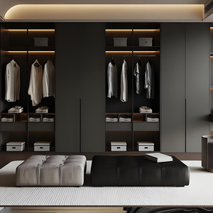 Armario de madera moderno para dormitorio español, armario de ropa, armario Grande, Ropa de armario - Product Image 2