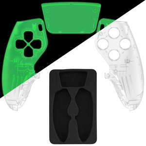 EXtremeRateカスタムグローでダークグリーン交換コントローラーシェル<span class=keywords><strong>Mods</strong></span> for Playstation 5 Dualsense PS5エッジコントローラー - Product Image 1