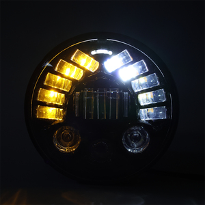 TIYPEOR Universal Round Motorcycle <strong>Headlight</strong> 7Inch DRL LED Car Super Bright Auxiliary Fog Light - Product Image 3