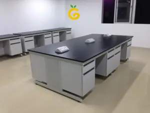 Factory Classroom Laboratory Furniture Bench Tops Lab Table Stainless Steel Customized Modern Lab Equipment For School