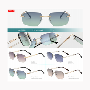 LMAMBA 3066S, Gafas de Sol de Diseño de Marca de Lujo, Hechas a Mano, de Alta Calidad, Lentes de Nailon Retro, Montura Cuadrada sin Aro, para Hombre y Mujer - Product Image 2