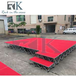 Aluminum <b>Stage</b> Event Mobile <b>Stage</b> Kit Modular <b>Stage</b> <b>Platform</b> with <b>Stage</b> Riser for Outdoor Indoor - Product Image 3