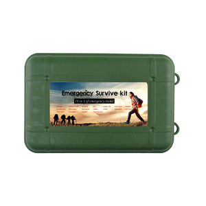 <span class=keywords><strong>GANYU</strong></span> Kit de Supervivencia de Bolsillo 18 en 1, Equipo de Emergencia para Campismo, Senderismo, SOS, Multiherramientas, Negro, No Impermeable - Product Image 4