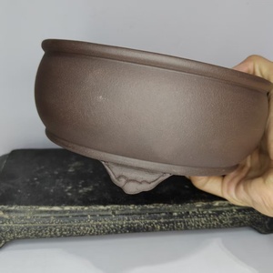 Maceta Redonda de Arcilla Morada Hecha a Mano Sin Esmalte con Diseño de Nubes, Nueva y Popular 2026 - Product Image 3
