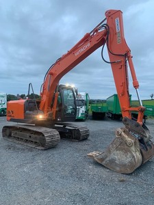 Excavatrice Hitachi ZX130-5A ZX130 d'occasion, dernier modèle d'excavatrice Hitachi d'occasion sur chenilles moyennes 13 tonnes - Product Image 2