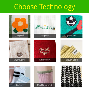 Calzini Sportivi Personalizzati con Logo, Design Personalizzato, Calzini da Palestra per Uomo e Donna, Calzini a Righe Lavorati a Maglia - Product Image 4