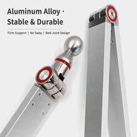 Alliage d'aluminium 360 °   Support de téléphone et tablette rotatif à pince universel 4,6-12,9 pouces pour bureau, studio, streaming, OEM, vente en gros