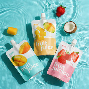 Tùy chỉnh đồ uống spouted Túi chất lỏng túi đồ uống nước trái cây đóng gói đứng lên đồ uống bao bì Túi <span class=keywords><strong>pouch</strong></span> <span class=keywords><strong>Spout</strong></span> Túi - Product Image 4