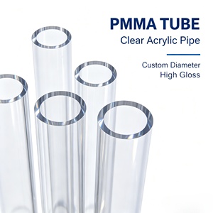 แผ่นพลาสติก PMMA สีฟ้าใส ท่อ หลอด แบบกำหนดเอง OEM ODM ชิ้นส่วนผลิตอุตสาหกรรม - Product Image 2