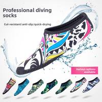 Sepatu Kaus Kaki Renang Snorkeling Menyelam Pantai Luar Ruangan Uniseks Anti-selip Anti-potong Lembut Traceway