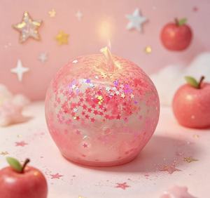 Ocean Apple Ice Cube Squishy, Balle anti-stress en maltose à rebond lent, Jouet sensoriel artisanal pour soulager l'anxiété - Product Image 4