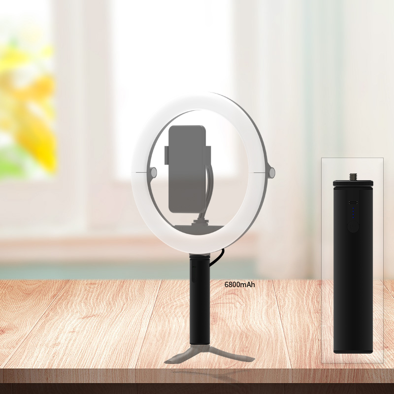 6800mAh заряжаемый блок питания ручной монопод селфи-палка для GoPro или мобильного телефона