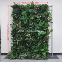 Panneau floral en soie personnalisé DKB, fleurs artificielles 5D/8D, mur de fleurs pour décoration de mariage, fond de scène