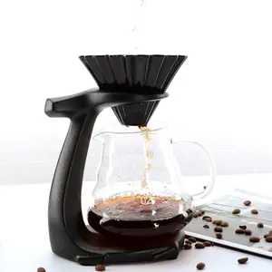 רעיונות מוצר חדש 2023 אביזרי קפה קרמי לשפוך מעל תחנת קפה, מחזיק מסנן לטפטף