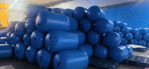 Pare-battage gonflable en PVC durable pour <span class=keywords><strong>bateau</strong></span> ponton avec <span class=keywords><strong>anneau</strong></span> en D pour le surf et la dérive, épaisseur 0,9 mm - Product Image 6