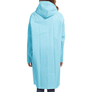 Outdoor Hiking EVA Adult Child <strong>Raincoat</strong> Thickened Waterproof Rain Poncho Coat <strong>Clear</strong> Transparent Outdooren Travel Rainwear - Product Image 6