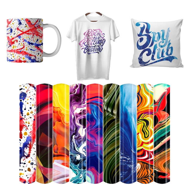 IDEA A4/A3 Infusible Sublimation Transfer Paper PET Material Heat Transfer Clothing Obscure Litho Decoration Print Model A01-11