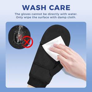 Gants chauffants sans doigts, chauffe-mains électrique demi-main pour le travail, le vélo, le ski, les activité<span class=keywords><strong>s</strong></span> de plein air, la neige - Product Image 4
