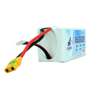 LOOYBAT 새로운 <span class=keywords><strong>16000mAh</strong></span> 14.8V <span class=keywords><strong>Lipo</strong></span> 배터리 4S1P 3S <span class=keywords><strong>11.1V</strong></span> 6S 22.2V 16Ah AMAS XT90 플러그 농업용 드론용 리튬 배터리 팩 - Product Image 5