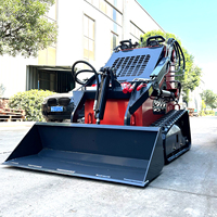 Envío DDP a EE. UU. y Europa, Minicargadora con Motor Kubota EPA Euro 5 de 25 HP, Cargadora Compacta de Orugas, Servicio Puerta a Puerta