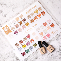 HONEY GIRL Factory OEM Fournitures pour ongles Salon Collection complète de vernis gel 42 couleurs Ensemble de vernis gel pour ongles Vernis gel UV à faire tremper