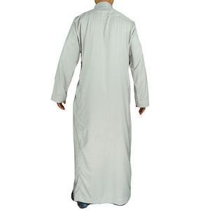 ثوب رجل موسلين على الطراز السعودي ، أحدث تصميم صيفي رائج البيع - Product Image 4