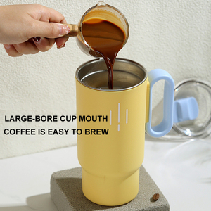 Tumbler da 560ml portatile a doppio strato 304 in acciaio inossidabile <span class=keywords><strong>tazza</strong></span> da caffè <span class=keywords><strong>Thermos</strong></span> di lusso di lusso - Product Image 6