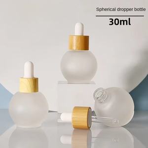 Flacon compte-gouttes en verre mat écologique de luxe 1oz 2oz <span class=keywords><strong>prix</strong></span> raisonnable applicateur d'huile de cheveux de barbe pour les soins de la peau sérum gouttes pour les yeux - Product Image 2