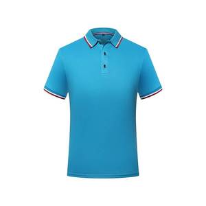 Men Knitted Short Sleeve Moisture <b>Wicking</b> Print <b>Tshirt</b> 100% Cotton Sporty Pocket Breathable Embroidery - Product Image 2