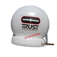 Ballon de football publicitaire gonflable sur mesure avec base, ballon géant gonflable au sol avec graphiques pour la publicité
