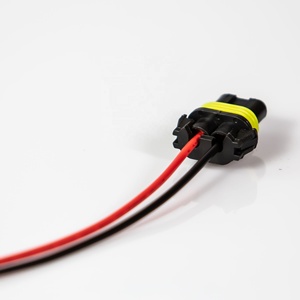 Nhà máy nóng bán xe máy 9005 xe bóng đèn halogen ổ cắm nhựa adapter 12V dẫn bóng đèn Ổ Cắm Chất lượng tốt nhất - Product Image 5