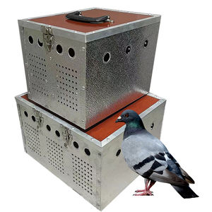 Fabrika satış 3 delik güvercin kafes tasarım kuş Coops güvercin üreme kafesi eğitim Pet için - Product Image 4