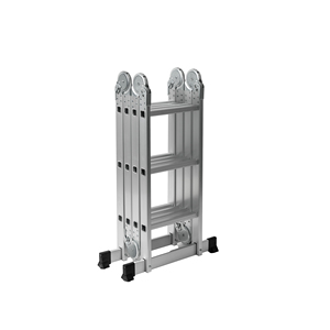 Échelle articulée multifonction en aluminium, échelle combinée articulée réglable convertible en échelle d'extension à marches, échafaudage - Product Image 1