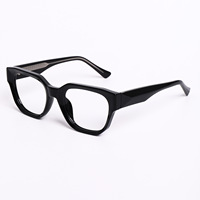 Lunettes anti-lumière bleue MS 3518F de style européen et américain, de luxe, tendance, à monture épaisse en acétate, unisexes, géométriques et distinctives