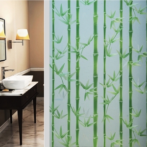 Film statique moderne pour fenêtre en bambou 15.75 ''X78, 7'', étanche, verre gaufré, décoratif pour <span class=keywords><strong>habillage</strong></span> <span class=keywords><strong>de</strong></span> fenêtre - Product Image 1