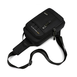 Bolso de pecho antirrobo impermeable para hombre, bandolera cruzada con Usb, un solo hombro con cargador USB, venta al por mayor - Product Image 6