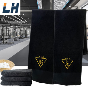 Asciugamano da Palestra Personalizzato <span class=keywords><strong>con</strong></span> Logo Jacquard in Rilievo, Antimicrobico, ad Asciugatura Rapida, Ecologico, 100% Cotone, per Sport all'Aperto e Bagno - Product Image 1