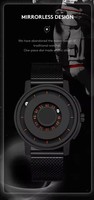 Nouvelle montre de sport tendance pour hommes, étanche, à force magnétique, montre-bracelet pour hommes au design unique, montre à billes