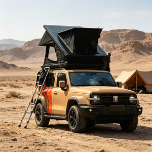 เต็นท์หลังคาแข็งแบบเปลือกหอยสำหรับรถยนต์ 4x4 ขายส่ง เต็นท์หลังคาอลูมิเนียมบางพิเศษสำหรับตั้งแคมป์ - Product Image 1