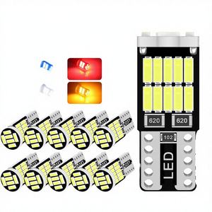 Prix d'usine - Feux LED de voiture T10 4014 26SMD Canbus sans erreur 168 194 501 - Éclairage de plaque d'immatriculation W5W - Lampe de lecture ambre 12V - Product Image 2