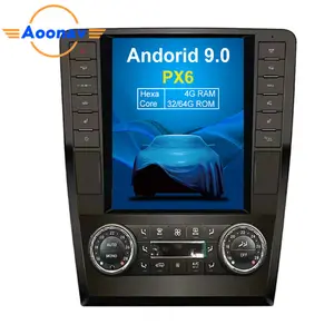 AOONAV AutoRadio araba gps 3d navigasyon Mercedes Benz ML GL dikey Tesla araba multimedya oynatıcı GPS