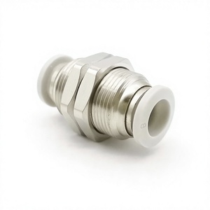 YIIDNN Série PM Raccord pneumatique droit fileté à encliquetage pour tube à tube, adaptateur traversant pour connecteur tube-tube - Product Image 3