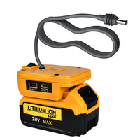 Adaptateur de batterie pour outils électriques 18V 2026, câble 18AWG, convertisseur haute puissance pour bricolage, pour Starlink Mini, pour Makita, Milwauke, Dewalt