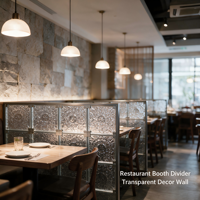 Cloison en verre PVD de qualité supérieure |   Design Art Déco personnalisé découpé au laser pour les intérieurs d'hôtels et de restaurants, décoration de mariage et d'anniversaire